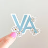 VA Virginia Dogwood Sticker - State Flower