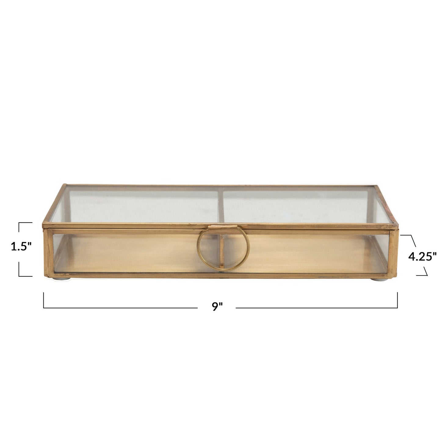 Brass & Glass Display Box